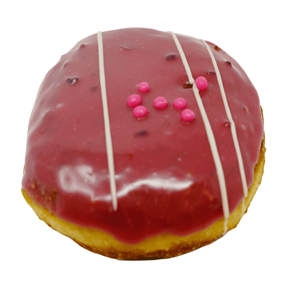 Lychee Raspberry Donut